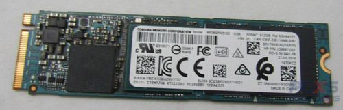 Toshiba 512GB SSD XG6 PCIe Gen3 NVMe M.2 2280 FW AGHA4101 - KXG60ZNV512G