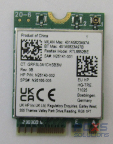 hp WLAN 6 REALTEK CHOYA AX 1X1 FOX hp 255 g10 / hp 15-fd00