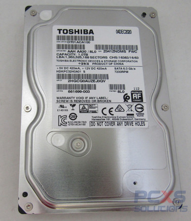 HP HARD DISK DRIVE 1TB 7200RPM SATA III 3.5 - 848195-800