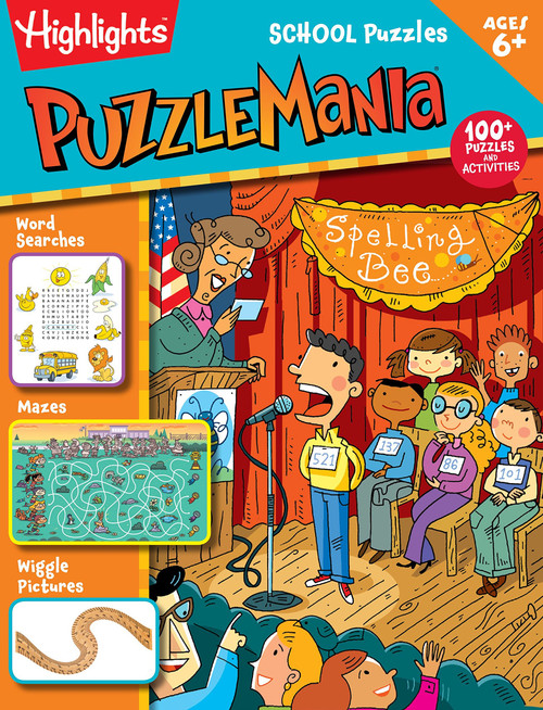 School Puzzles (Highlights Puzzlemania Activity Books) Cover