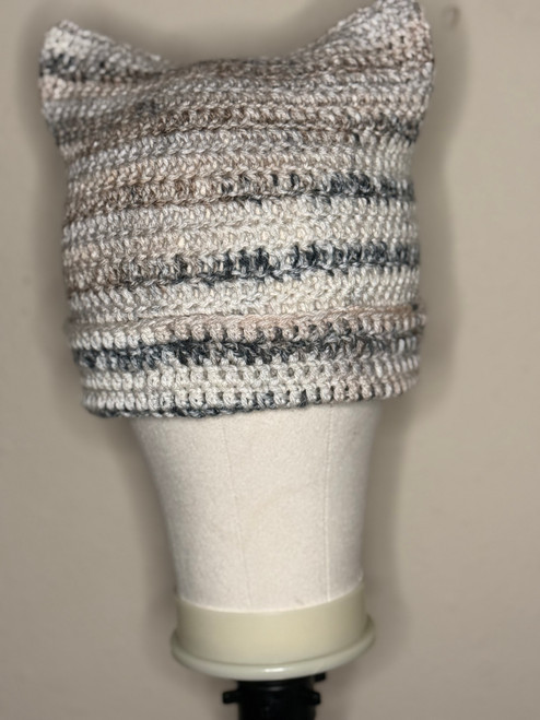 Handmade Crochet Cat Beanie- Soft Crochet