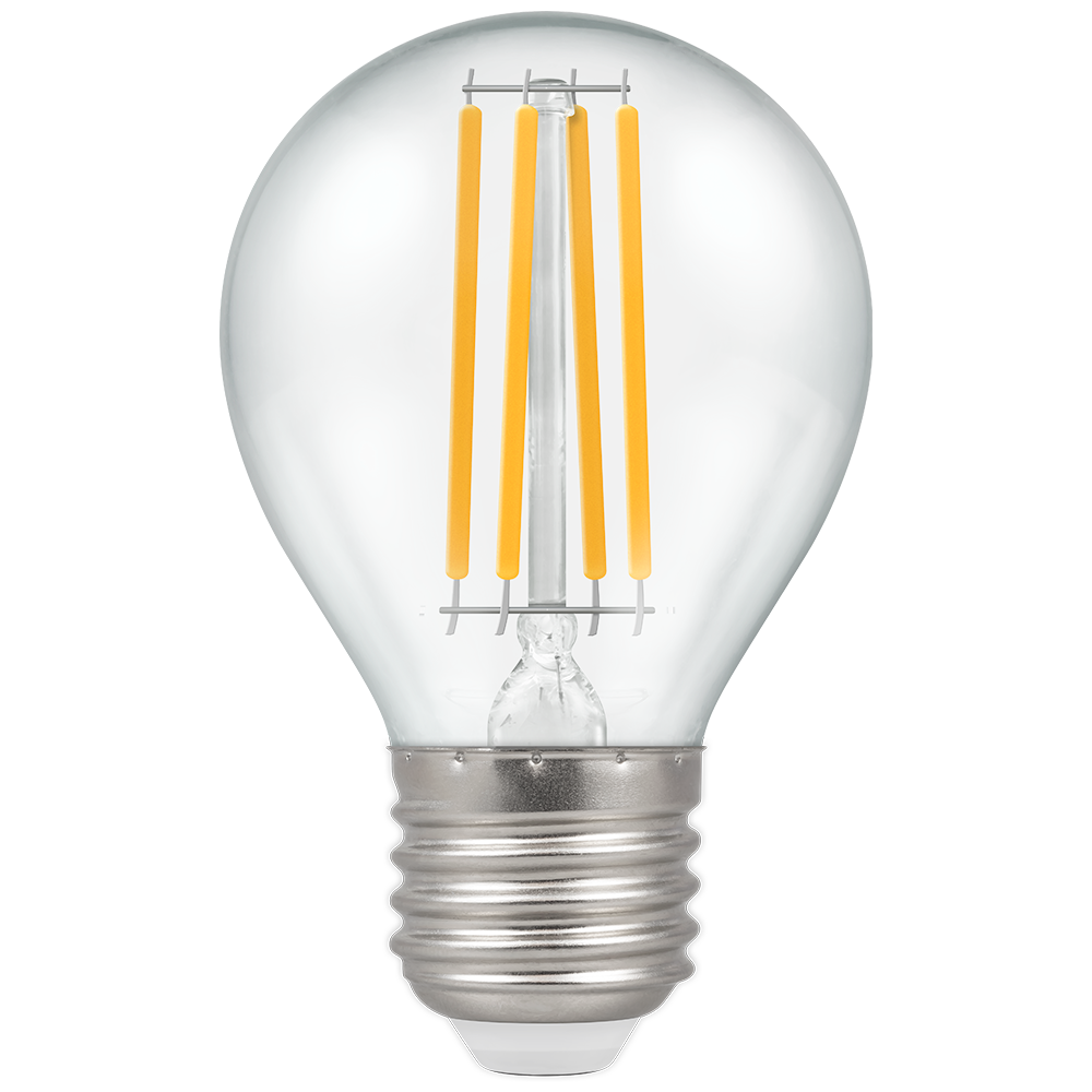 LED Filament Round Clear Dimmable 4.2W 4000K ES-E27 - Crompton Lamps ...