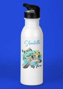 Personalised Turtle Large 750ml Water Bottle