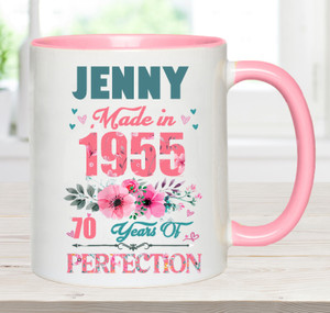 Made in 1955 -70th Birthday Mug