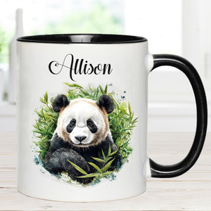 Panda Bear Personalised Name Mug 