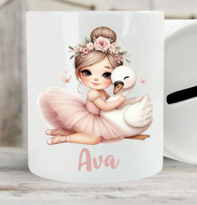 Personalised Ballerina Money Bank Des 1