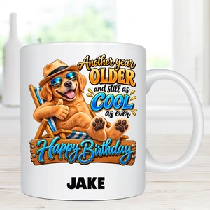 Personalised Funny Dog Teenager Boy Birthday Mug 