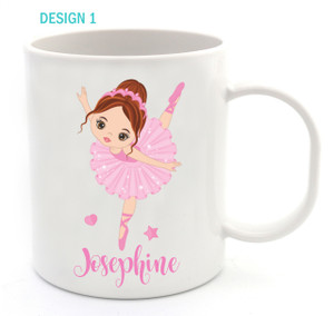 Ballerina Personalised Plastic Cup
