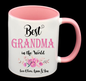 Best Grandma in the World Personalised Mug
