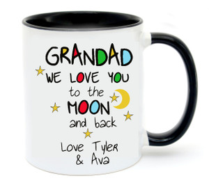 Grandad I/We Love You To The Moon & Back Coffee Mug