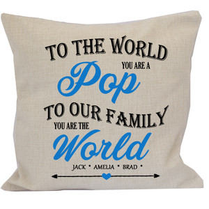  Personalised Pop Cushion Cover & Insert