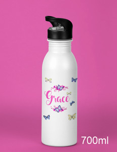  Personalised Butterfly Water Bottle