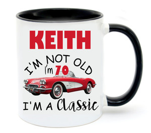 Personalised Classic 70th Birthday Mug