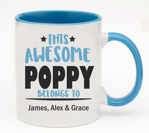  Awesome Poppy Personalised Mug