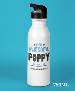 Poppy Personalised Water Bottle