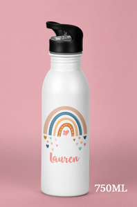 Personalised Rainbow Drink Bottle