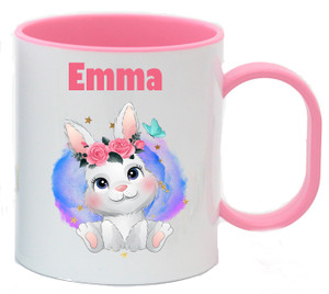 Personalised Easter Egg Pink Cup