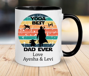 Yoda Best Dad  Personalised Mug