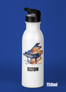 Personalised Piano Water Bottle Gift