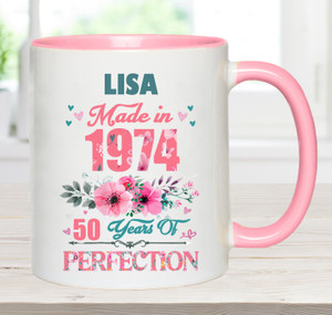 Made in 1974 - 50th Birthday Mug