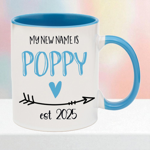 My New Name is Poppy Baby Announcement Cup/Mug