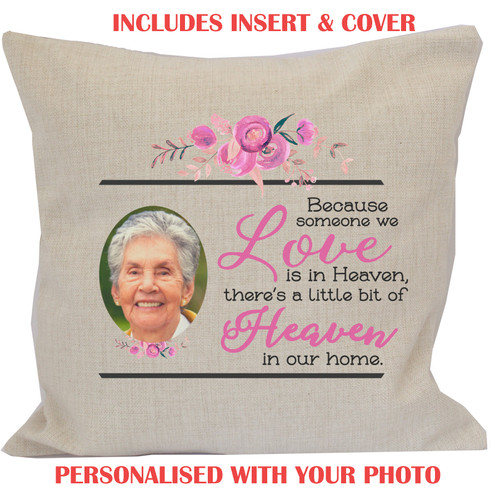 Personalised Memorial Photo Cushion