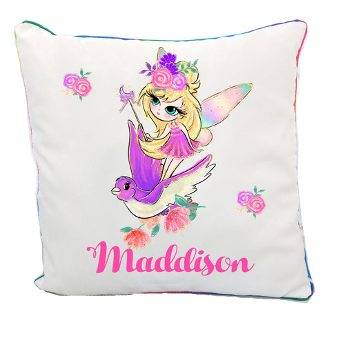 Personalised Fairy Cushion Des 2