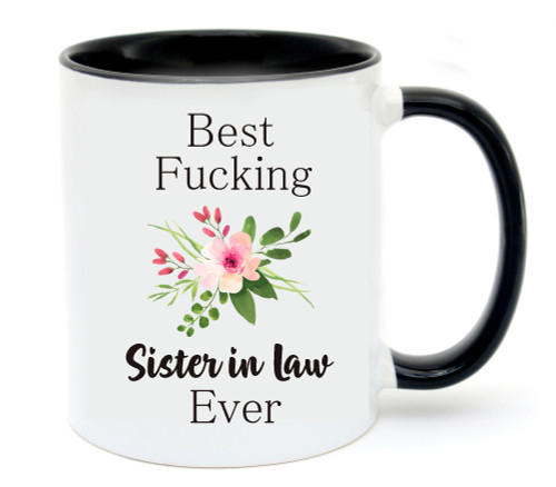 Best F***ing Sister In Law Personalised Mug