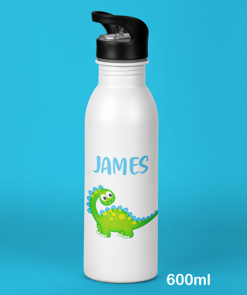 Personalised Dinosaur 600ml Bottle