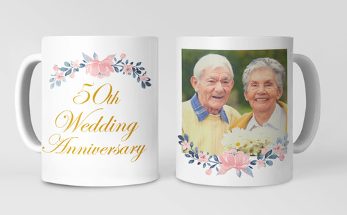 50th Wedding Anniversary Mug