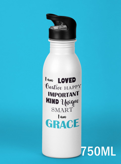 Affirmation Personalised Water Drink Bottle