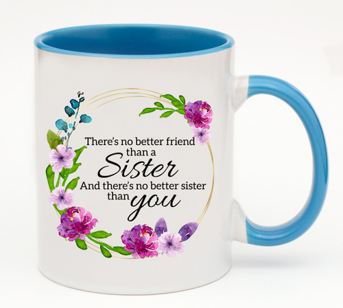 Sister Quote Personalised Coffee Mug 