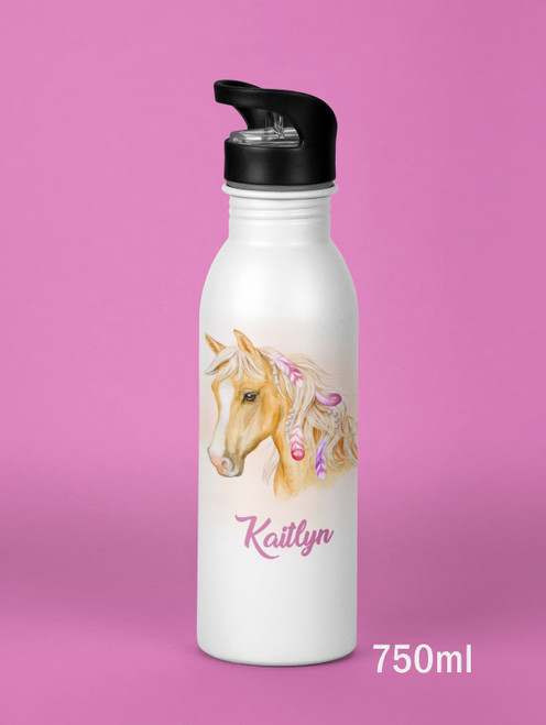 Personalised BoHO Horse Drink Bottle