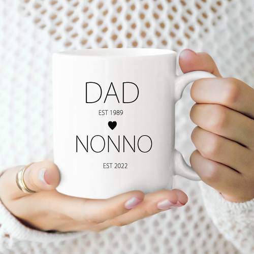 Dad est Nonno est New Nonno Mug