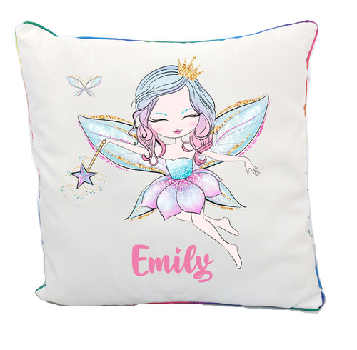 Personalised Fairy Design Cushion