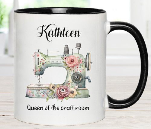 Queen of the Craft Room Personalised Mug