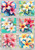 Frangipani Flower Coasters Set of 6 Neoprene 