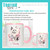 Personalised Name White Cat Floral Mug