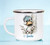 Whimsical Cute Duck Personalised White Enamel Cup