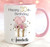 30th Birthday Gift Personalised Pink Mug