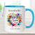 Best Cousin Ever Floral Personalised Name Ceramic Mug