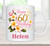 Personalised 60th Birthday Frangipani 11oz Ceramic Mug