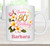80th Birthday Personalised Frangipani Floral White Mug