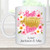 Best Aunty Ever Frangipani Personalised Mug Birthday Gift