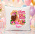 18th Birthday Auburn Haired Beach Girl Personalised Cushion