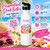 Personalised Name Pink Beach Deck Chair Water Bottle