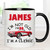 Personalised Classic Car 80th Birthday Mug