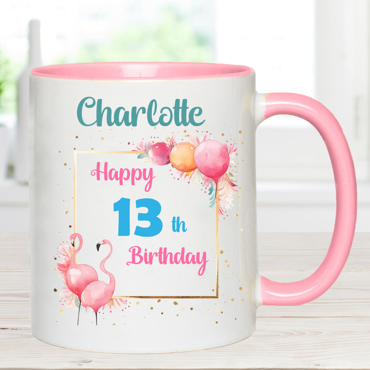 13th Birthday Personalised Mug