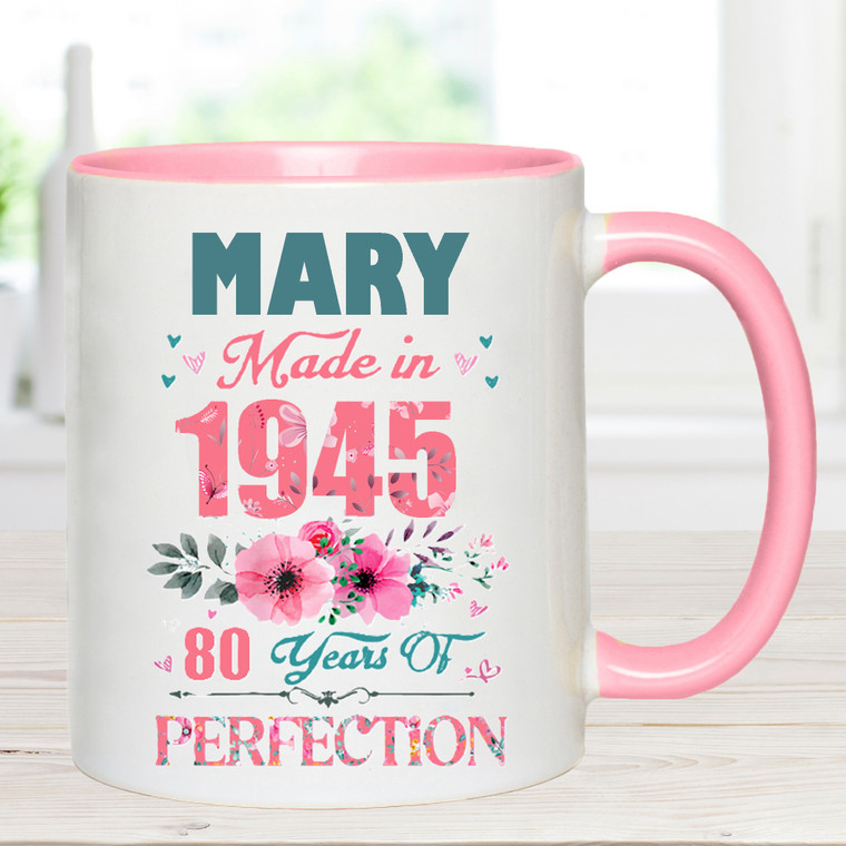 Made in 1945 -80th Birthday Mug