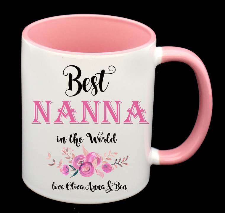 Best Nanna in the World Personalised Mug